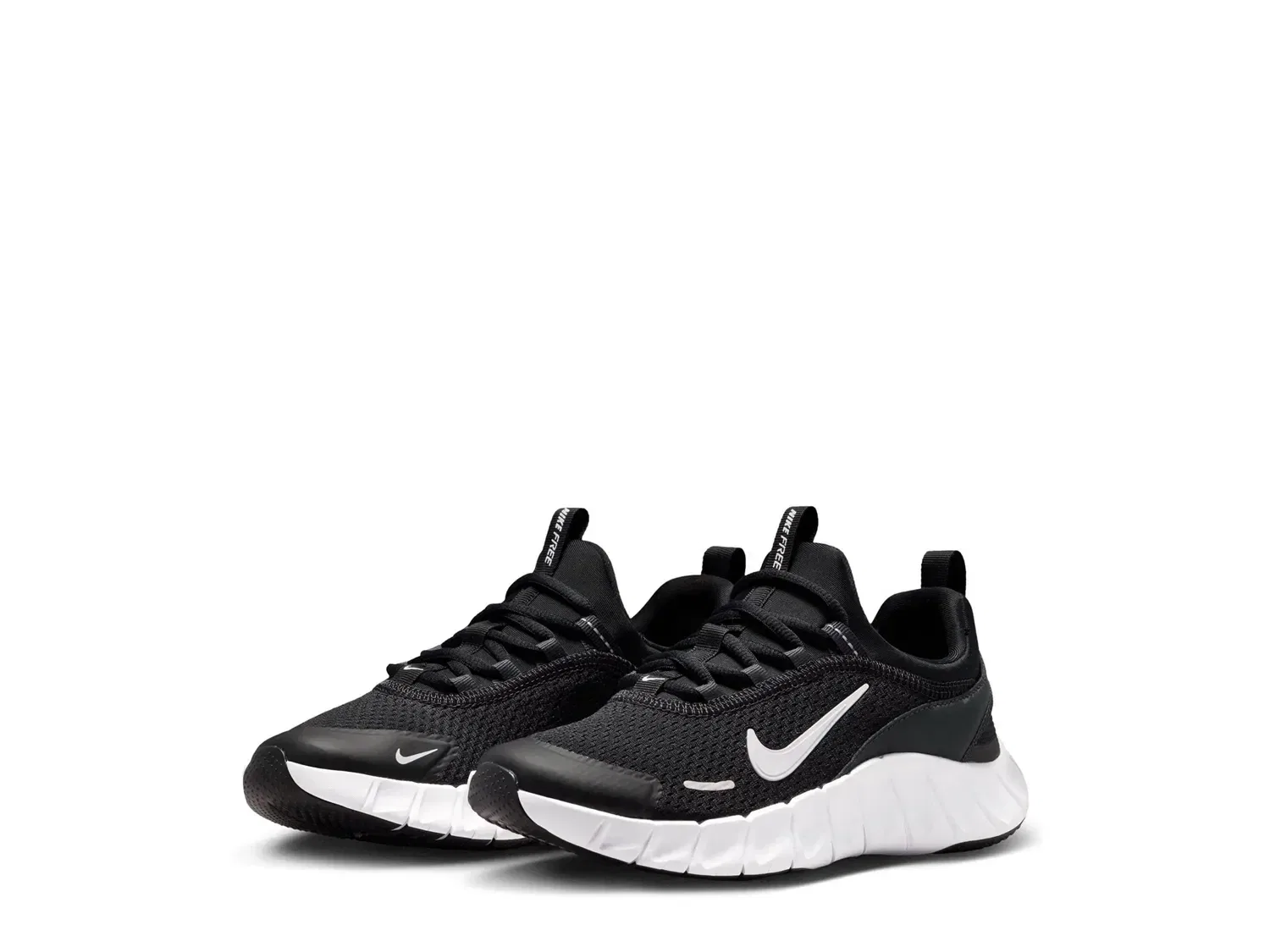 Кроссовки Nike Free Ride, черно-белые — фото 3