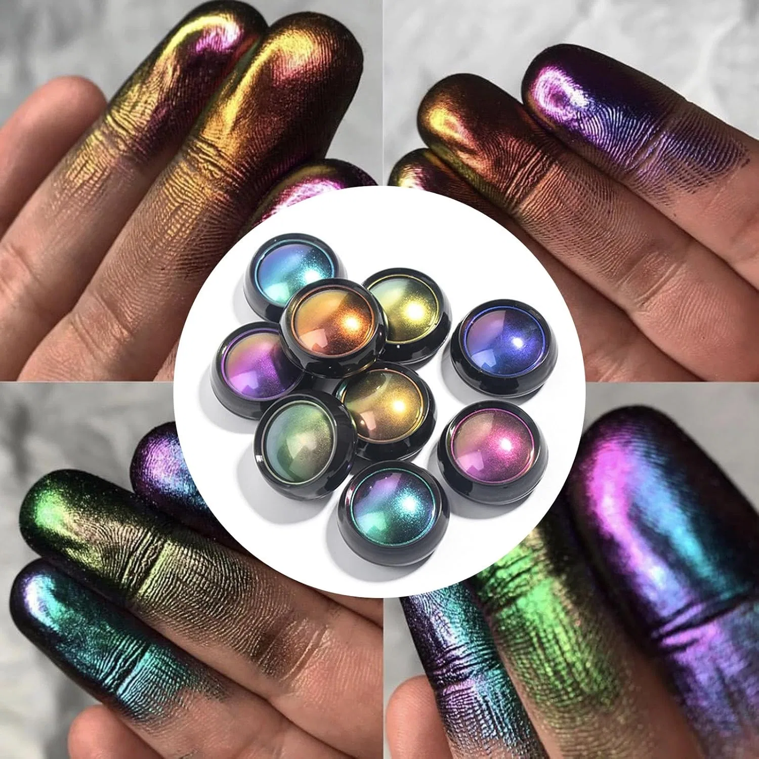 Тени для век Sparkling Type, Generic, зеленый — фото 2