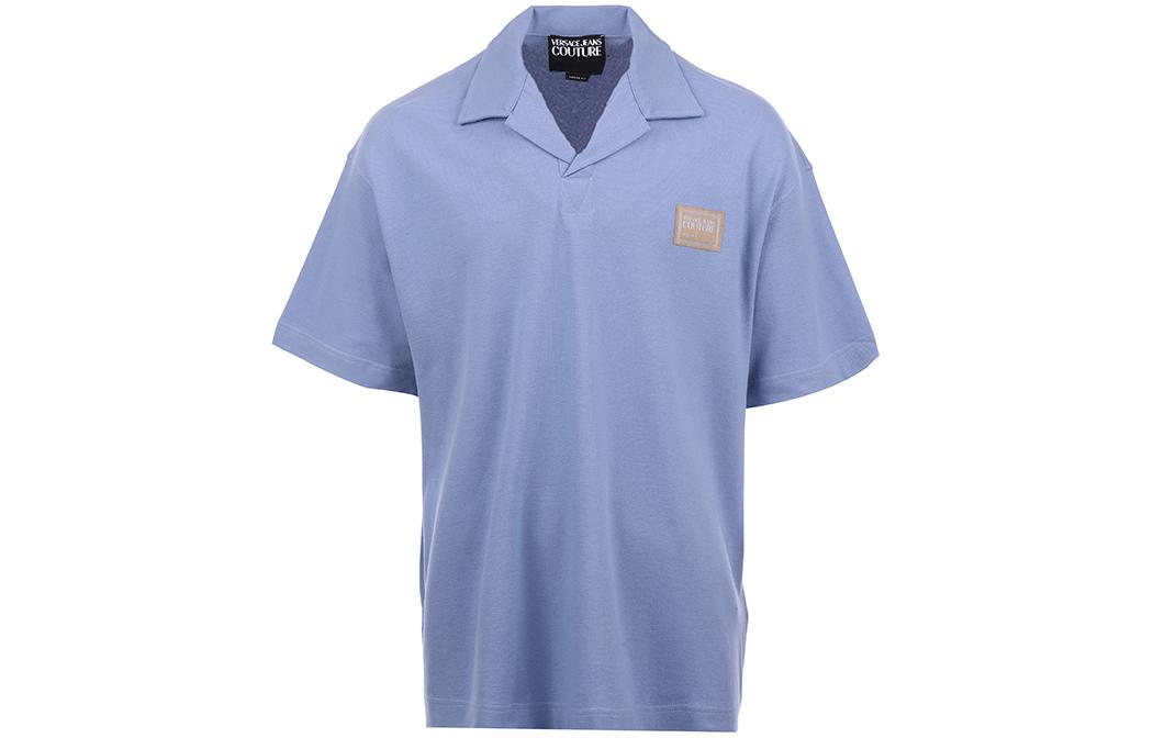 

Футболка с нашивкой-логотипом VERSACE JEANS COUTURE, светло-голубой, Синий, Футболка с нашивкой-логотипом VERSACE JEANS COUTURE, светло-голубой