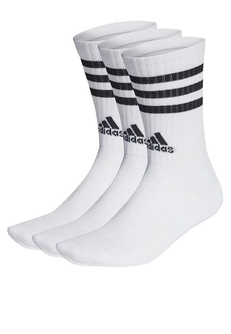 Носки спортивные, 3 пары, Adidas, белые