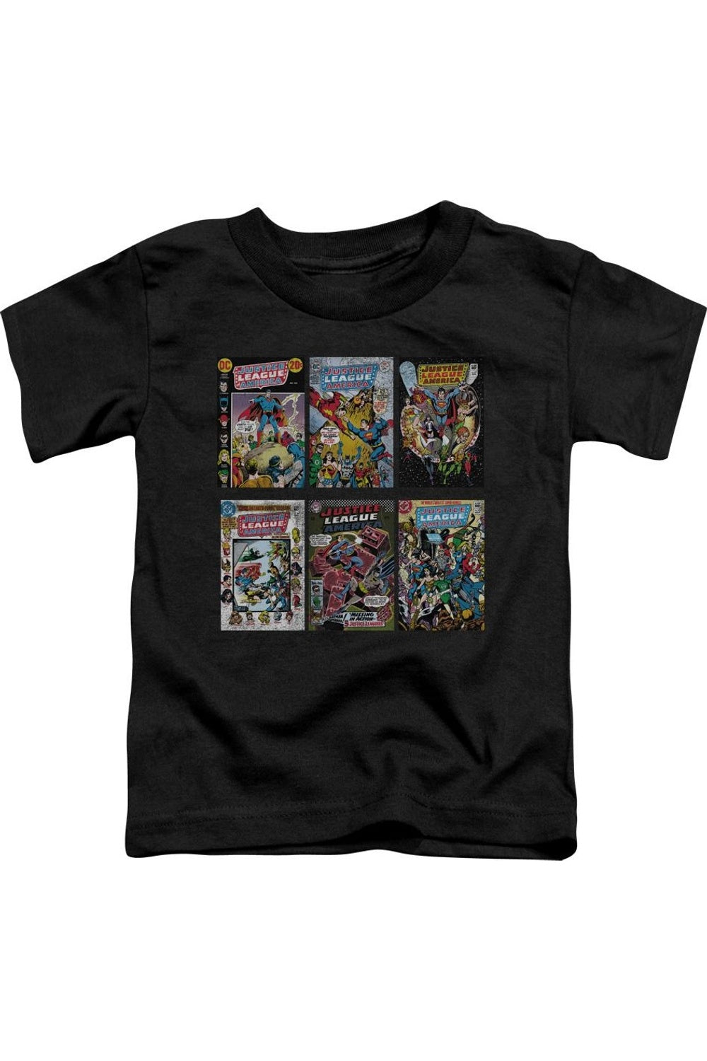 

Футболка с коротким рукавом для малышей с обложками DC Comics Gildan, черный