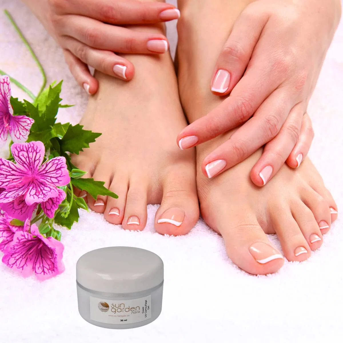 Камуфлирующий УФ-гель для наращивания ногтей 30 мл Sun Garden Nails — фото 4