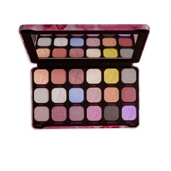 

Палитра теней для век «Бабочка» из 18 оттенков Makeup Revolution, Forever Flawless, розовый