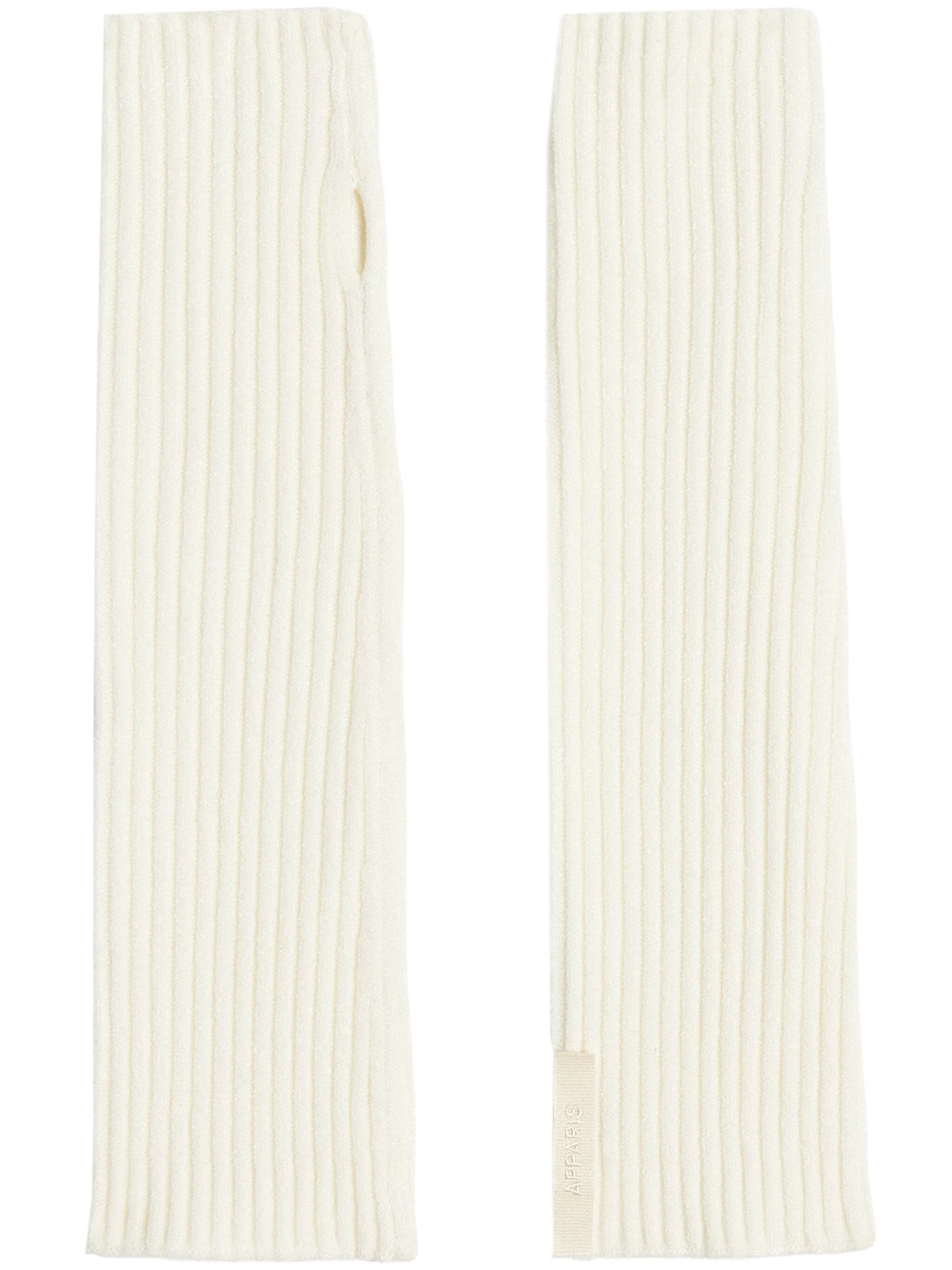 

Перчатки-митенки в рубчик Apparis, белый