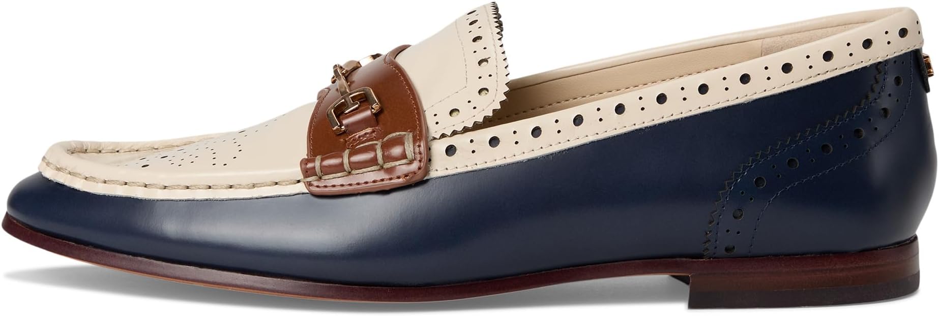 Лоферы Sam Edelman Liona, цвет Navy/Modern Ivory/Rich Saddle — фото 4