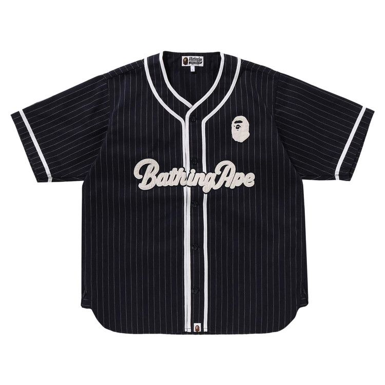 

Рубашка BAPE A Bathing Ape Baseball Shirt, Navy