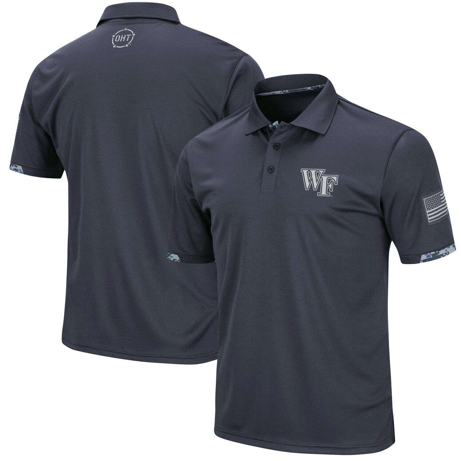 

Мужское темно-серое поло с цифровым камуфляжным принтом Wake Forest Demon Deacons OHT Military Appreciation Digital Camo Colosseum, Серый, Мужское темно-серое поло с цифровым камуфляжным принтом Wake Forest Demon Deacons OHT Military Appreciation Digital 