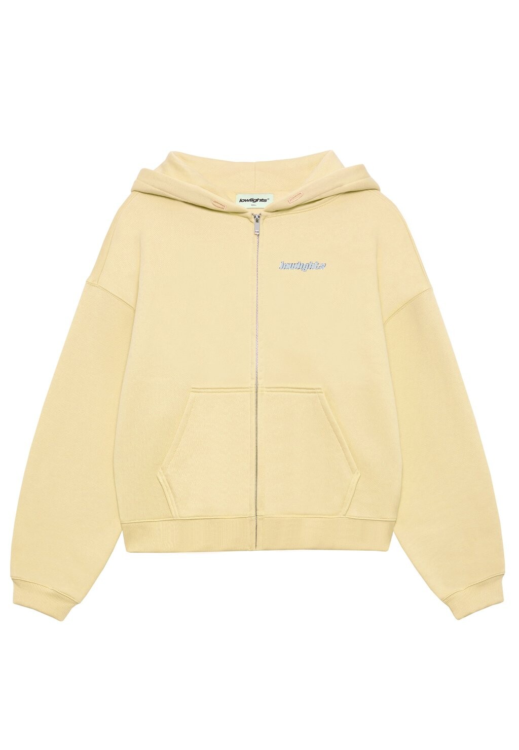 

Толстовка на молнии SANDED LOGO ZIPPER HOODIE LOW LIGHTS STUDIOS®, желтый