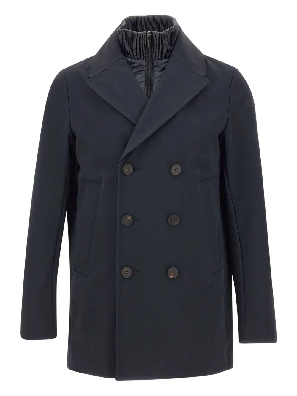 

Двубортное пальто-пиджак (или двубортный бушлат) Rrd, синий