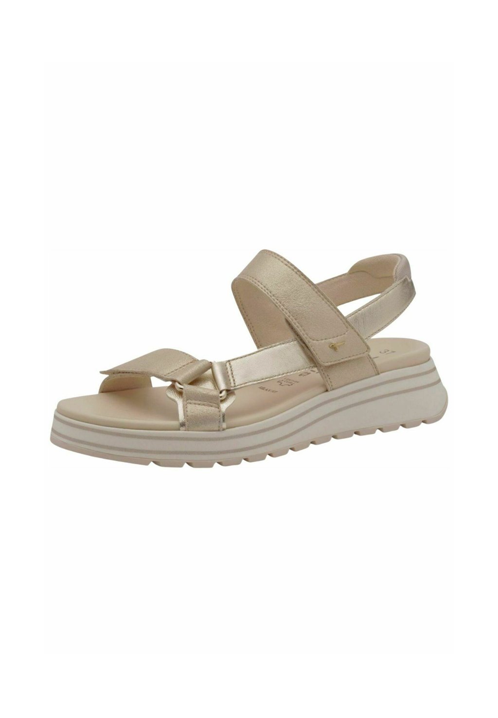 Босоножки на танкетке Platform sandals Tamaris, золотой — фото 2