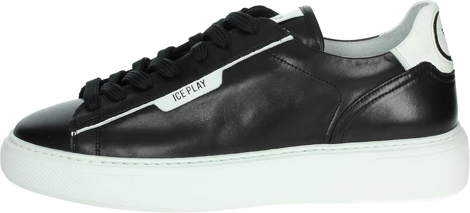 Кроссовки Ice Play TENDER001M/3L1 Low Trainers, черно-белые