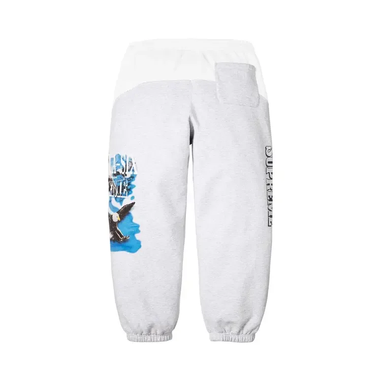 Спортивные штаны Supreme x MM6 Maison Margiela Eagle 'Ash Grey' — фото 2