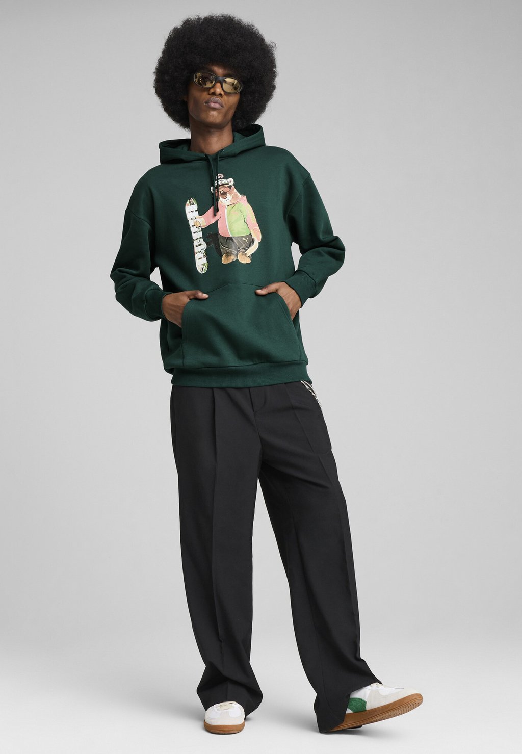 

Толстовка с капюшоном WEIHNACHTS Puma, зеленый