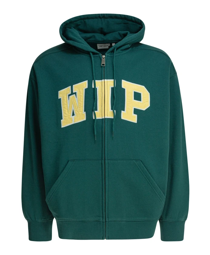 

Зеленая куртка с капюшоном, весна-лето 2025, стильный комфорт. Carhartt Wip, зеленый