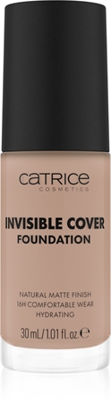 

Жидкая основа с матовым покрытием Catrice Invisible Cover Foundation, 022C 30 ml