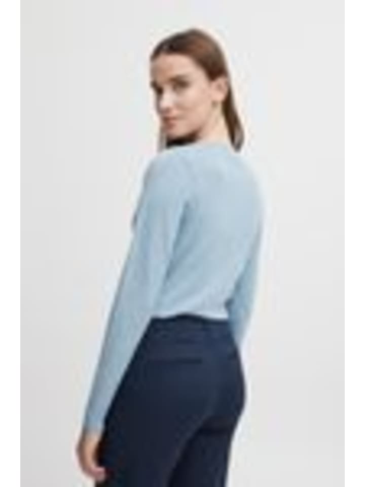 

Кардиган BYMMPIMBA1 Slim fit в цвете Blue Bell Melange b. young