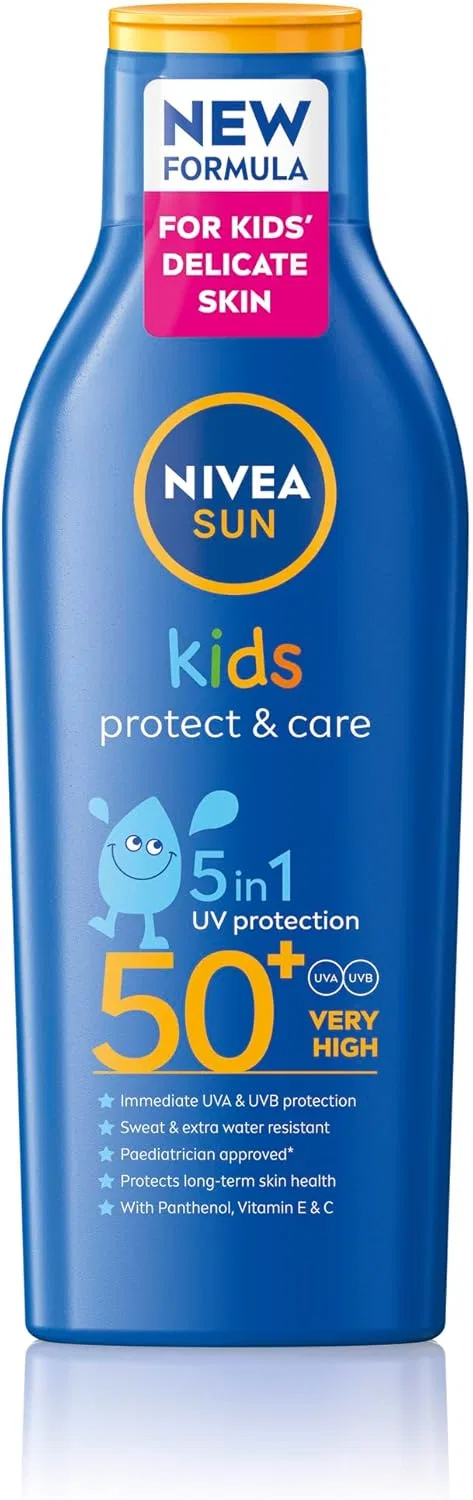 Солнцезащитный крем для детей NIVEA Sun Kids Protect & Care SPF 50+ 200 мл