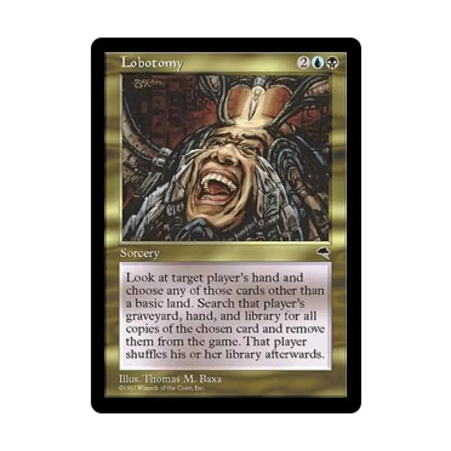 

CCG Лоботомия (У), MTG - Tempest