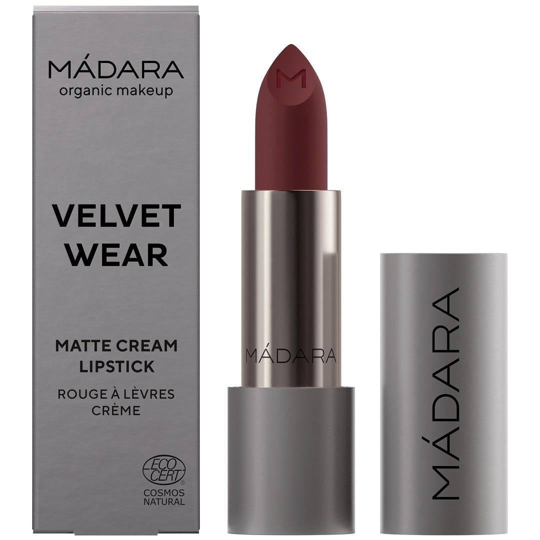 

Помада для губ make up velvet wear matt-cremig Madara, 35 - dark nude, вес 3.8 гр.