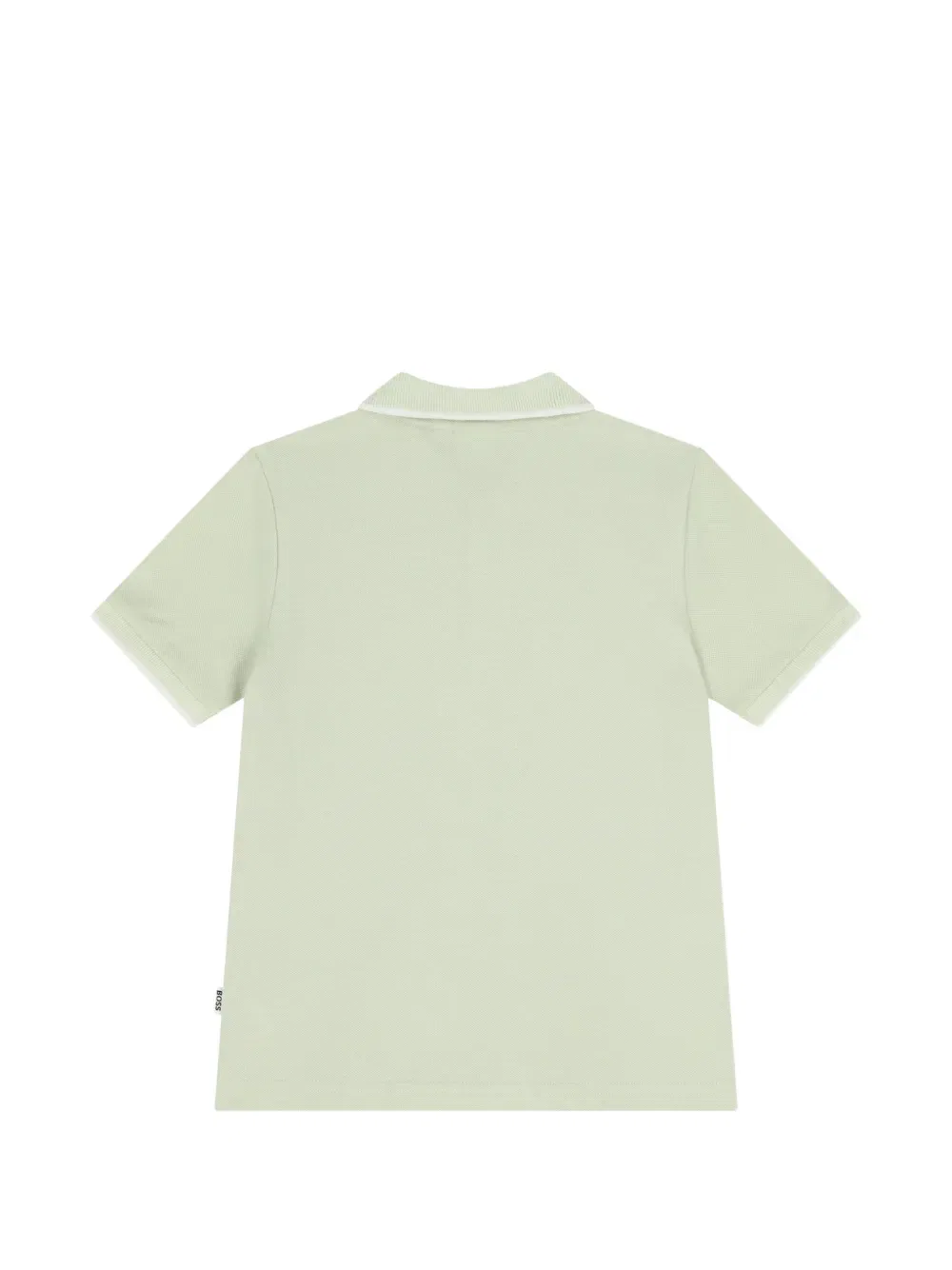 Рубашка-поло с коротким рукавом Boss Kidswear, зеленый — фото 2
