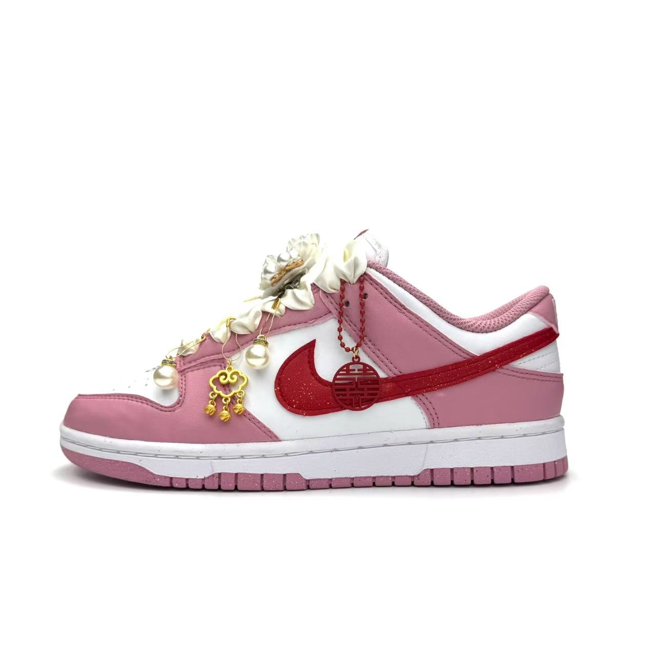 

Nike Скейтбордные кроссовки Dunk, унисекс, низкие, красные