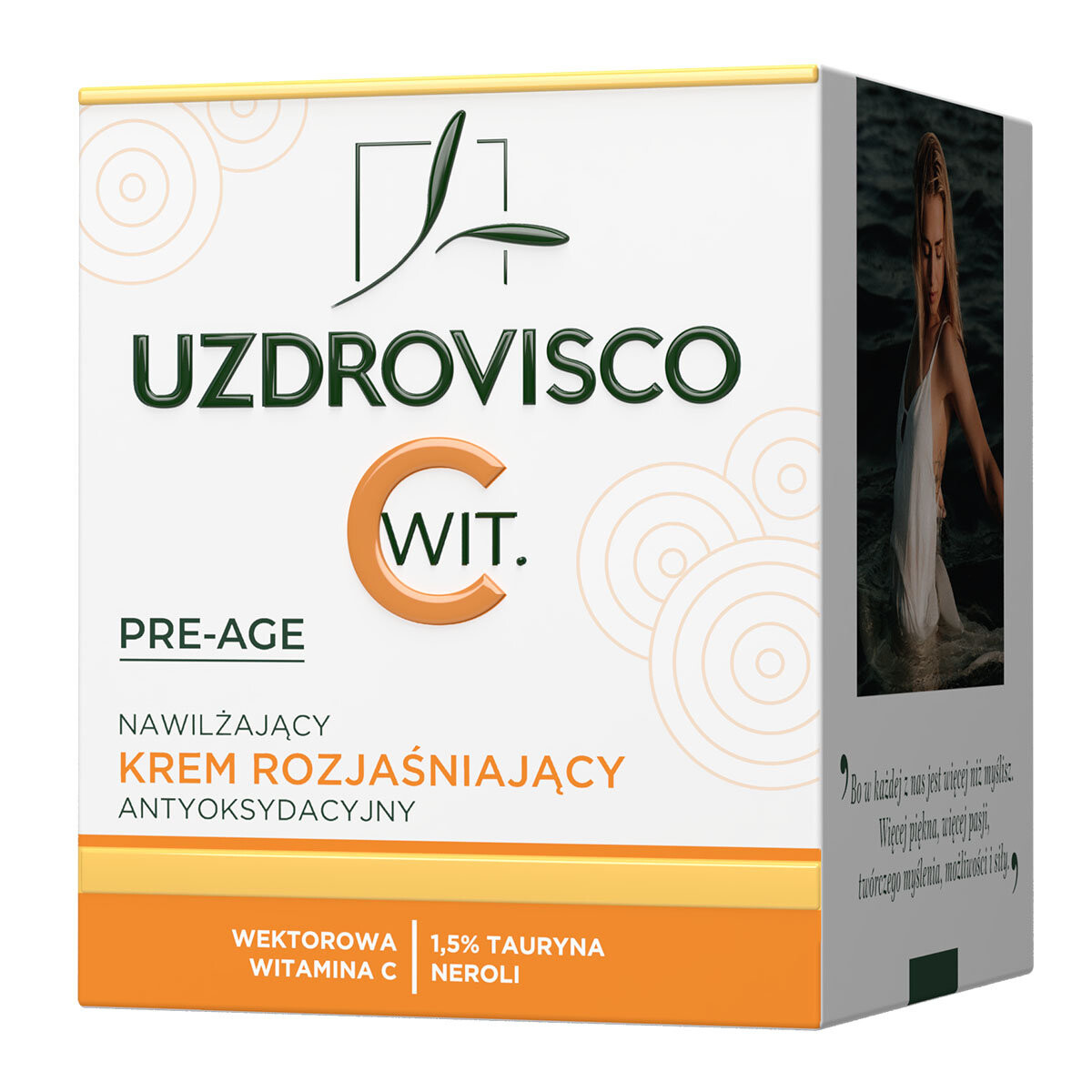 

Uzdrovisco, PRE-AGE, увлажняющий, осветляющий и антиоксидантный крем, 50 мл
