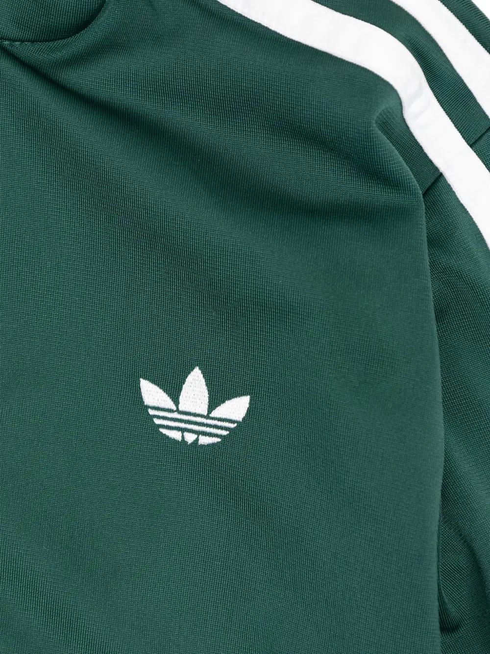 Спортивный костюм в полоску (комплект из двух штук) Adidas Kids, зеленый — фото 3