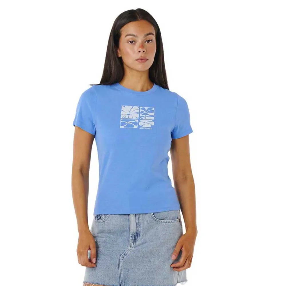 

Футболка с коротким рукавом Rip Curl Oceanic Fitted, синий