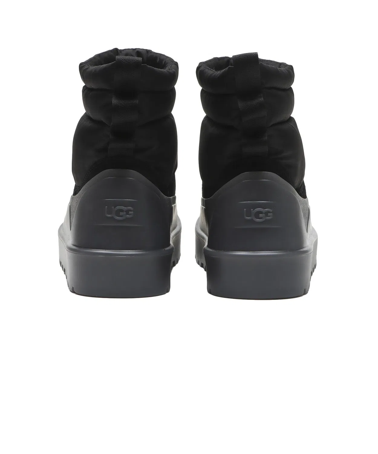 Ботинки CLASSIC MINI MOD UGG из кожи с мехом ブラック — фото 4