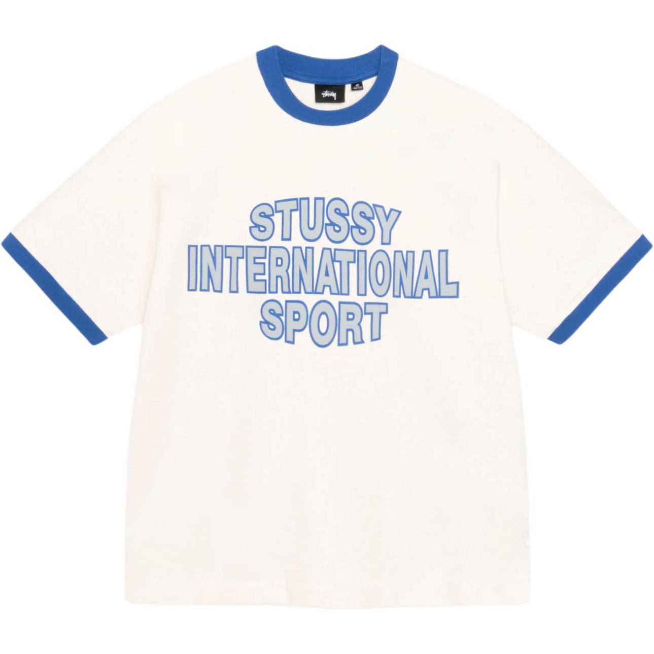 

Спортивная футболка Ringer Stussy, Ecru, Бежевый, Спортивная футболка Ringer Stussy, Ecru