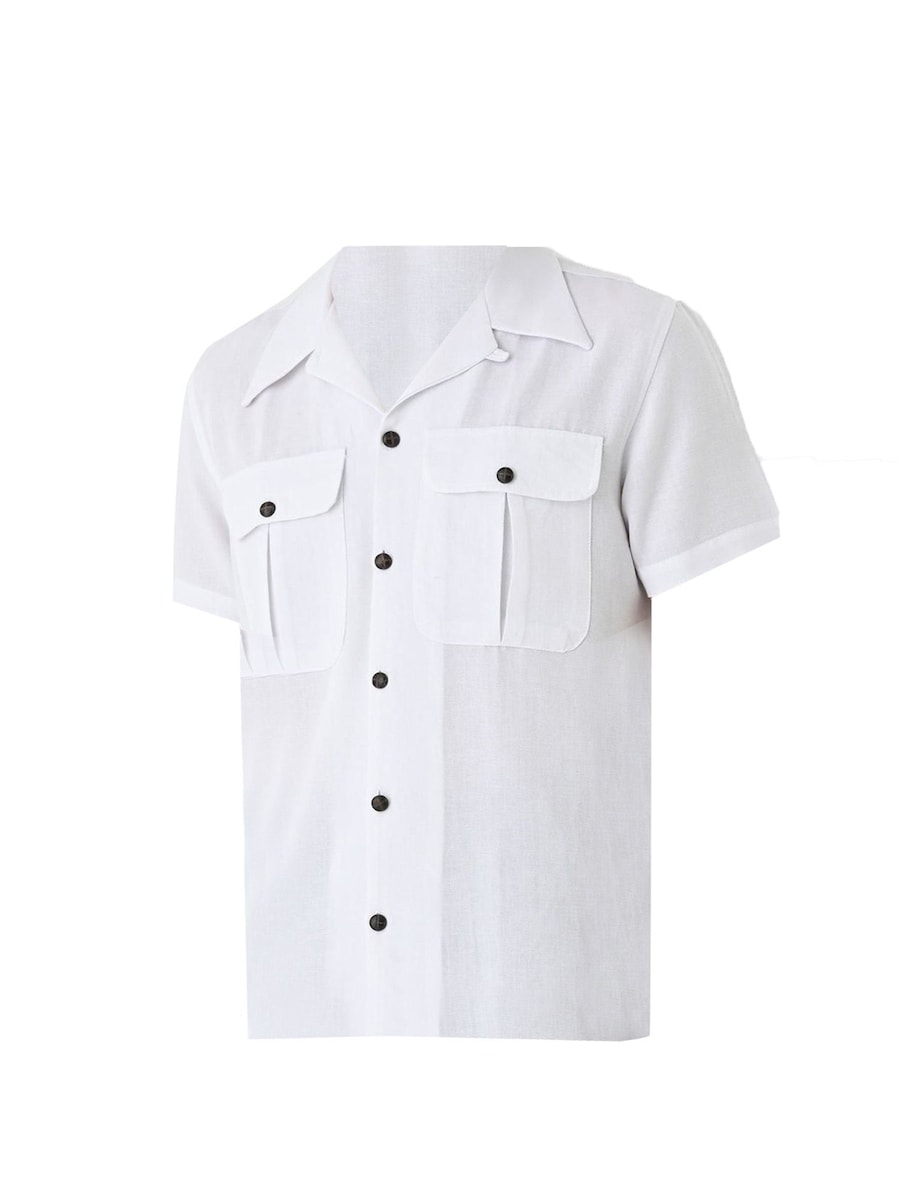 

Рубашка на пуговицах классического кроя Antioch, белый