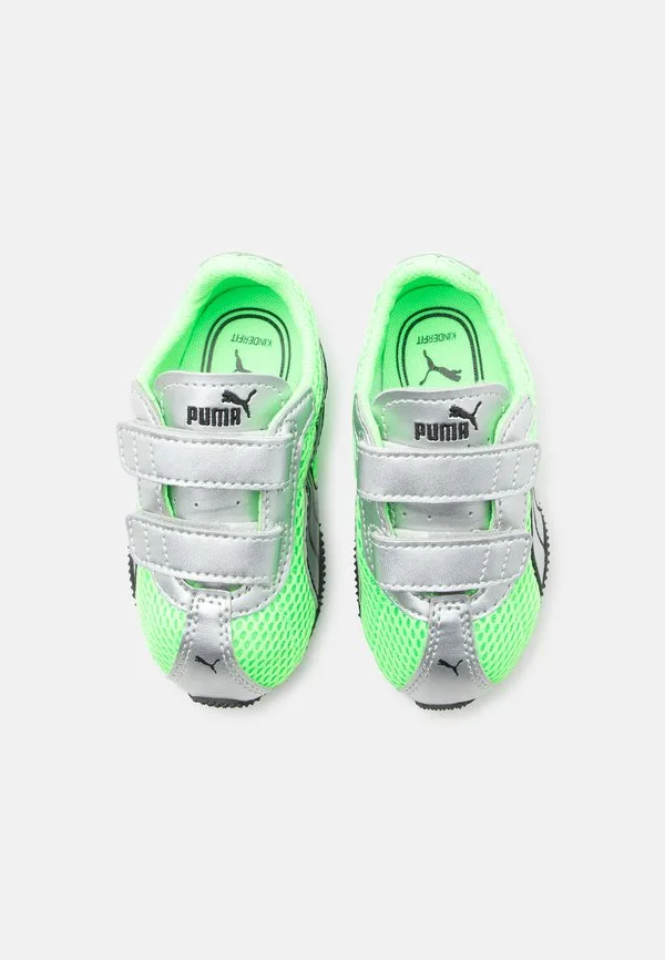 Детские туфли h street og, ярко-зеленые/серебристые Puma, Fizzy Green/Silver-Coloured — фото 4