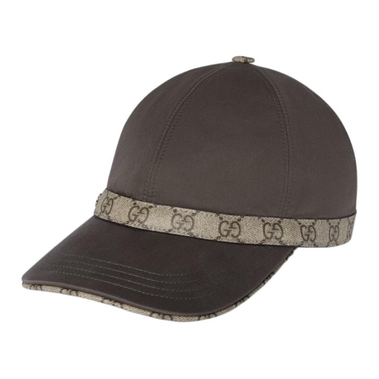 

GUCCI Хлопковая бейсболка с двойным G, Brown