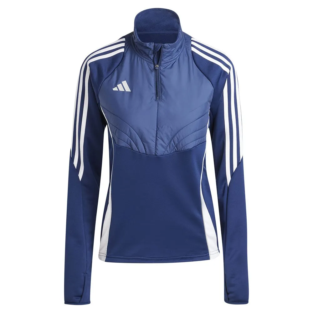 Футболка с длинным рукавом adidas Tiro 24 Winterized, синий — фото 3