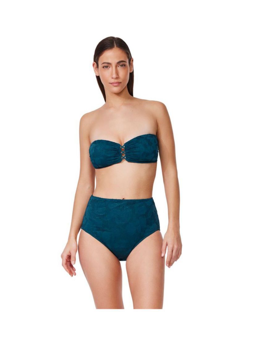 

Женский бикини-топ Jolene с текстурированной поверхностью Profile by Gottex, Petrol