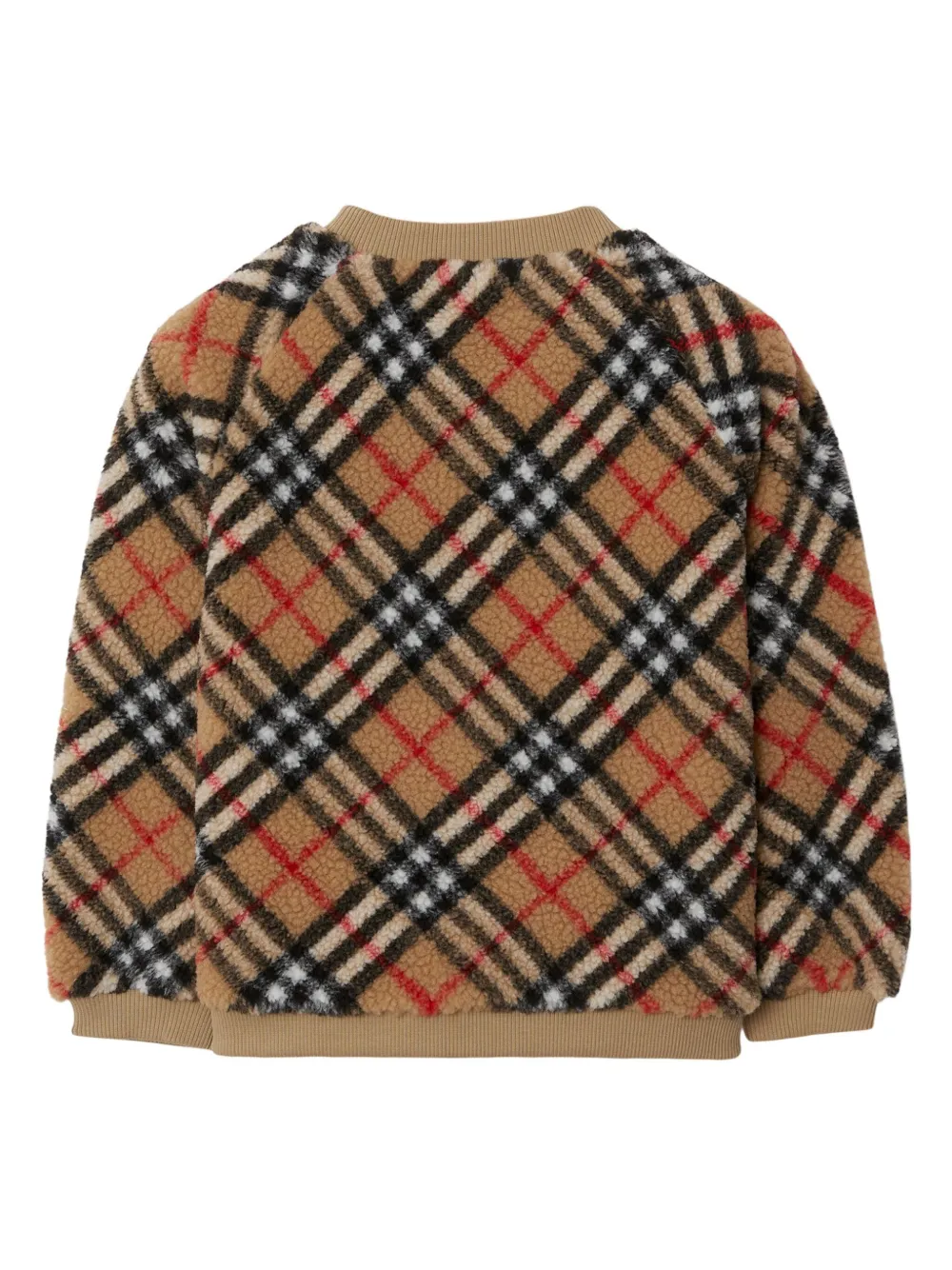 Толстовка в клетку Vintage Check BURBERRY KIDS, нейтральный — фото 2