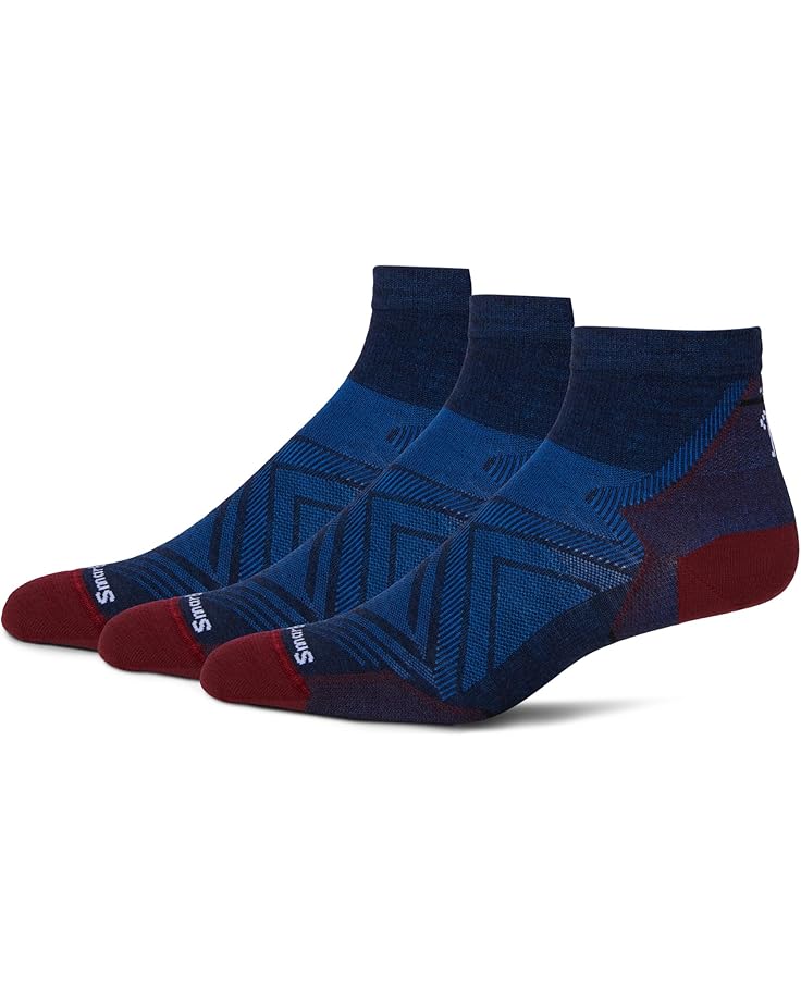 

Носки Smartwool Run Zero Cushion Ankle Socks 3-Pack, цвет Deep Navy