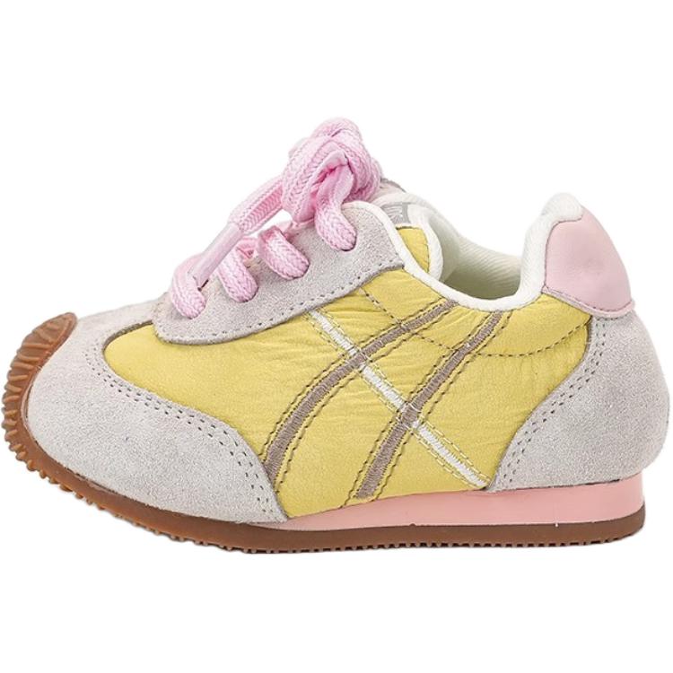 

Нескользящие, устойчивые к истиранию, дышащие, низкие, детские, повседневные кроссовки QINUOSHU, розовый