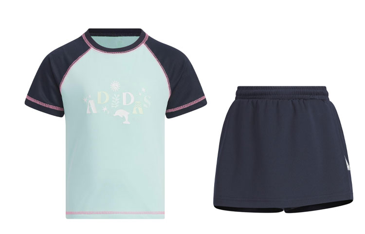 

Детская повседневная спортивная одежда Adidas, светло-голубой/синий