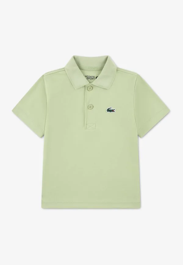 Спортивная поло-рубашка унисекс с силиконовым рисунком под крокодила Lacoste, Bouleau