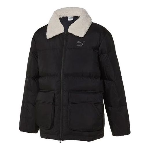 

Куртка PUMA Shearing Down Jacket 'Black', черный