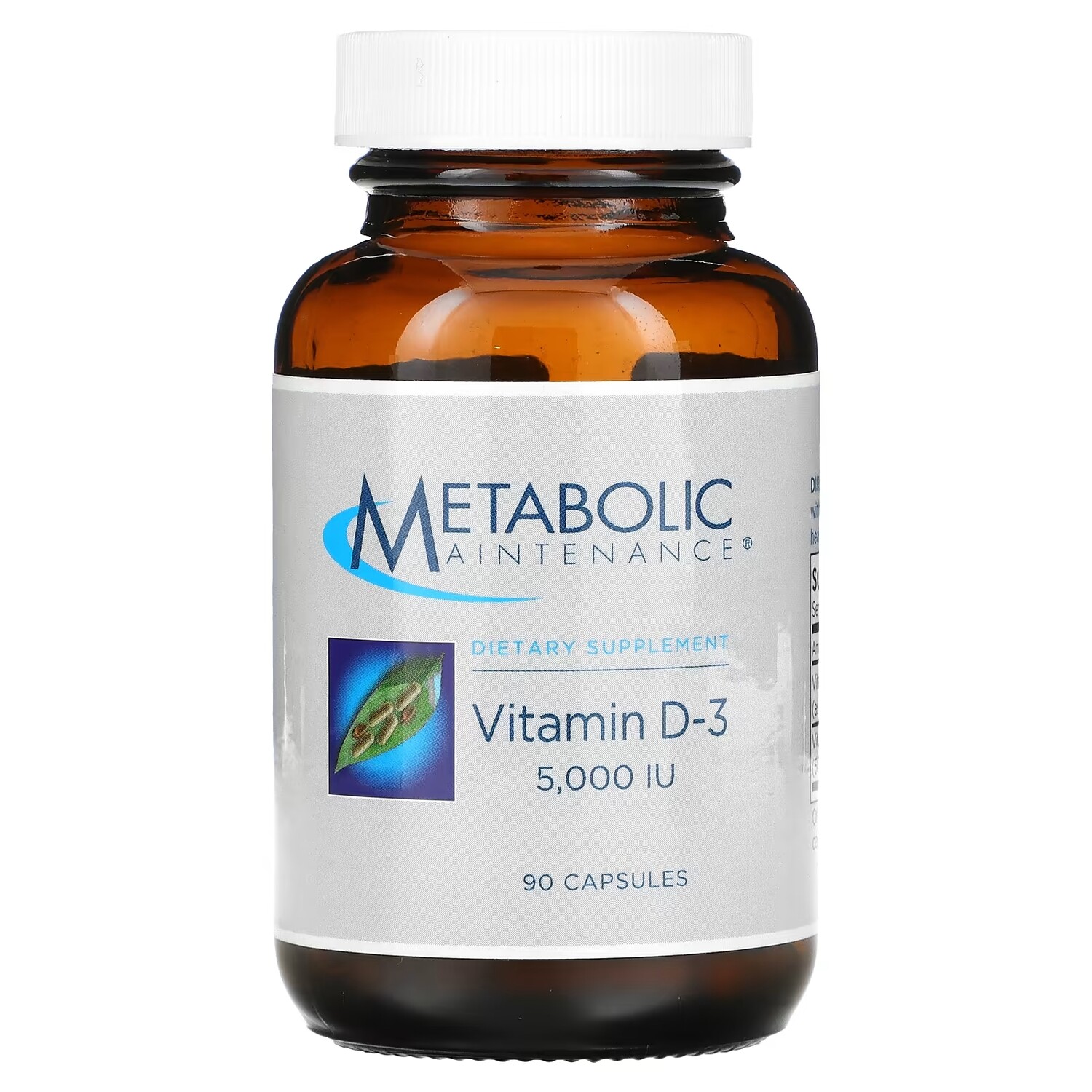 

Metabolic Maintenance Витамин D-3 5,000 МЕ, 90 капсул