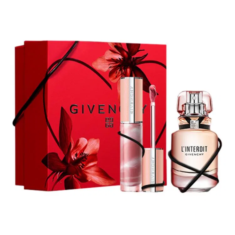 Набор: блеск для губ и парфюм Givenchy, цвет N210, 35 мл — фото 3