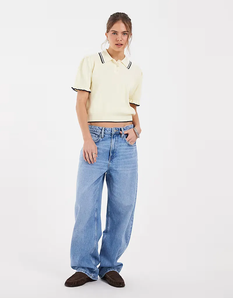 Супермягкая поло-рубашка Levi's с коротким рукавом, желтый — фото 3