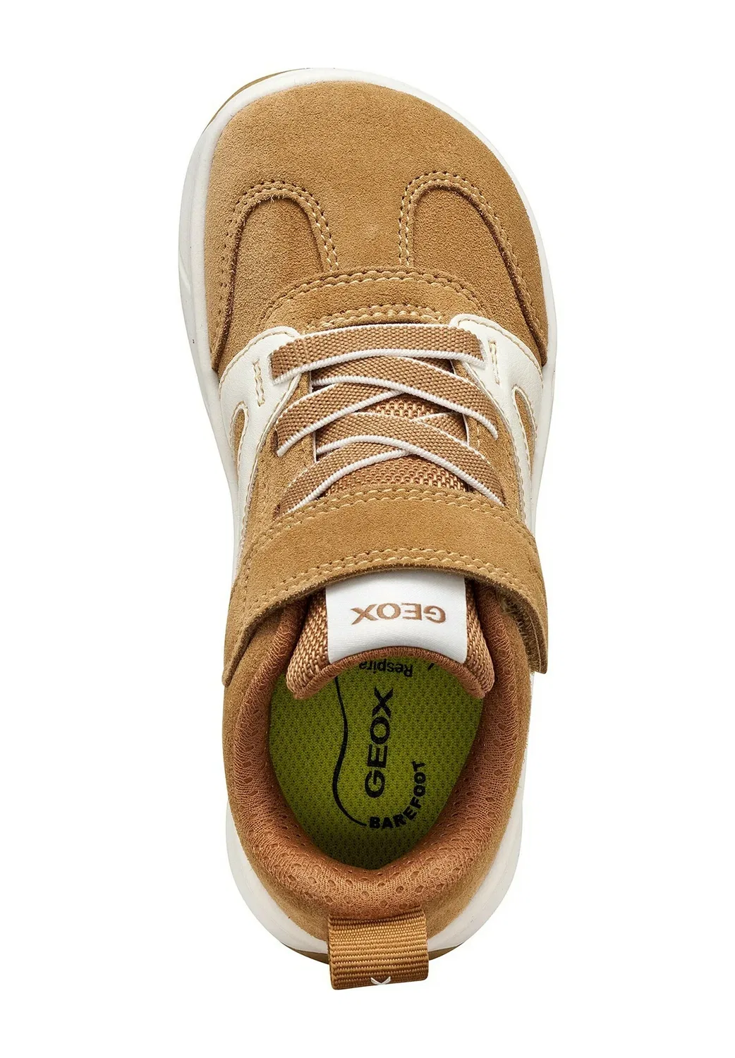 Детские кроссовки J foot run boy Geox, Caramel White — фото 3