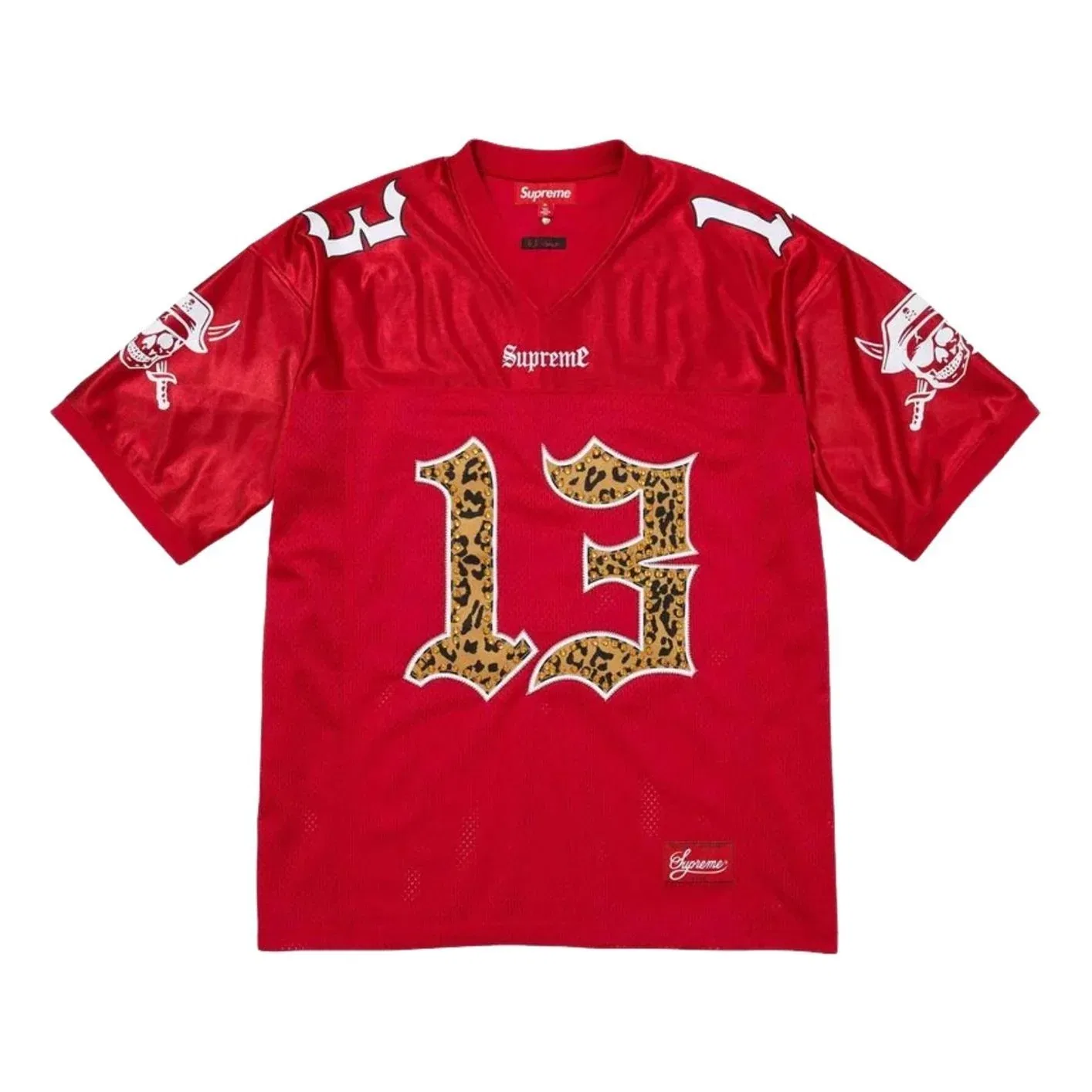 Мужская игровая майка FW26 x b.b. Simon Football Jersey 'Red' Supreme, красный