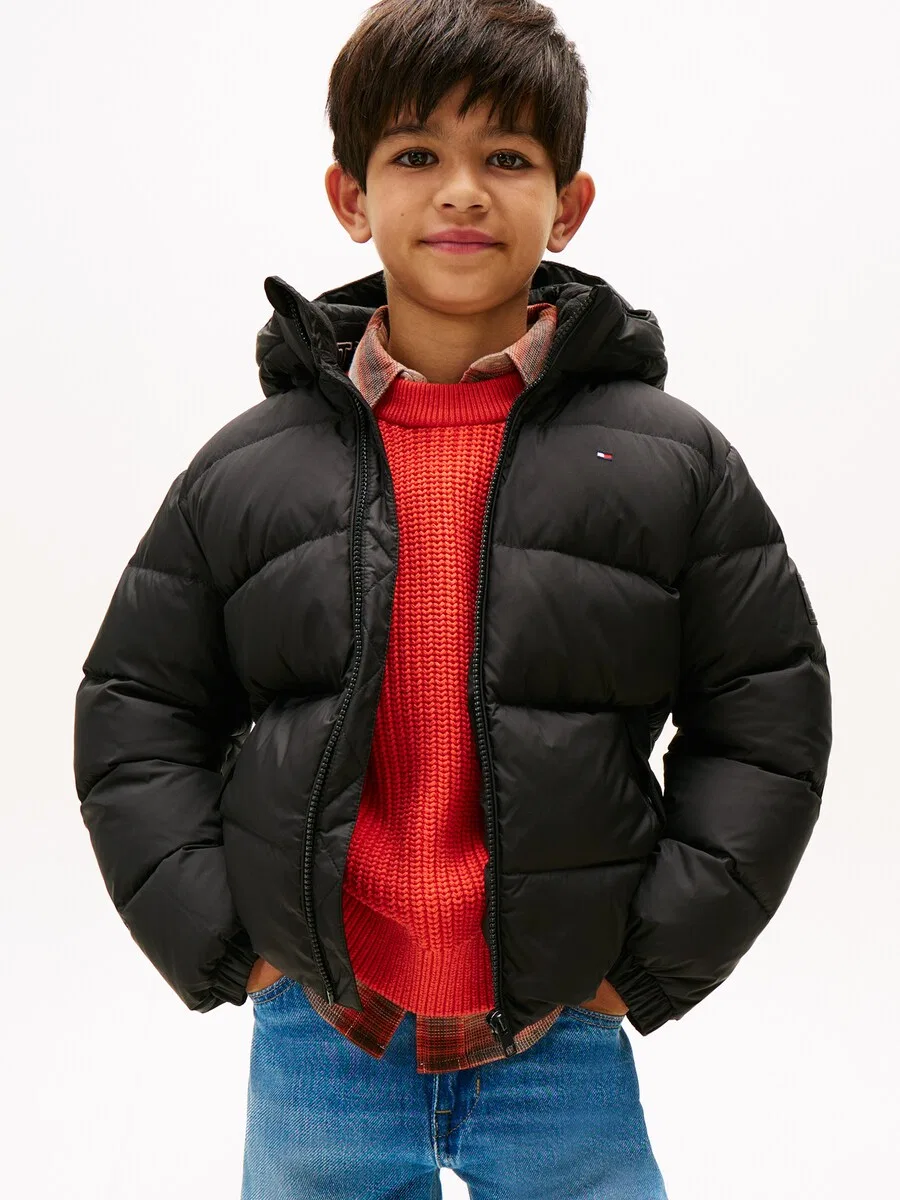 Зимняя куртка TOMMY HILFIGER черного цвета — фото 2