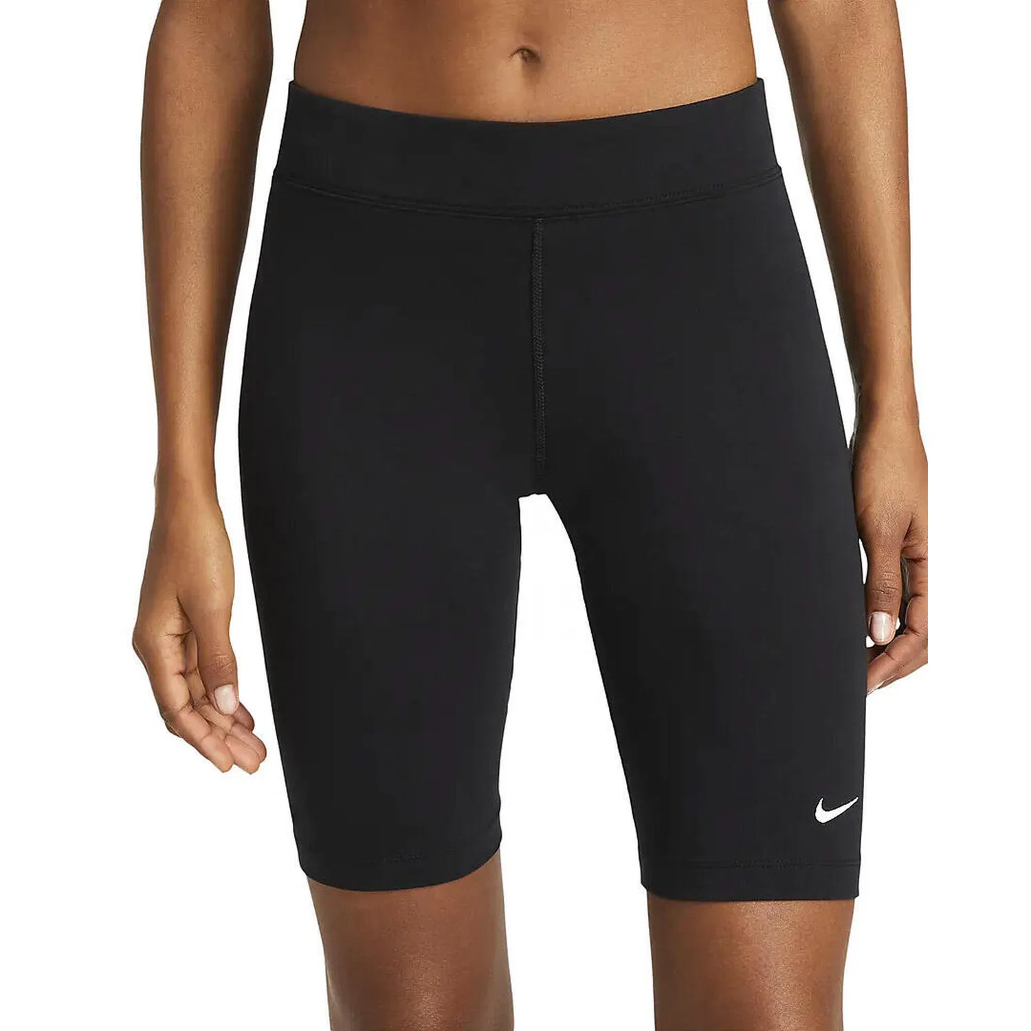 Женские шорты для велоспорта Essential Nike, Schwarz Weiss