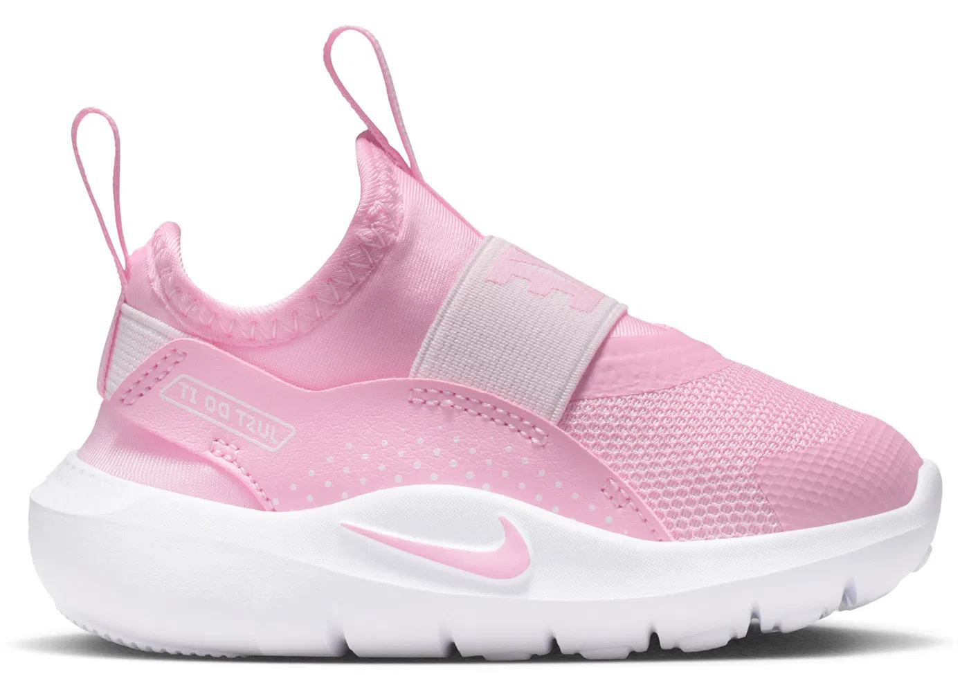 Детские кроссовки для мальчиков и девочек с шнуровкой Nike Flex Runner 4 Nike, Medium Soft Pink Pink Foam White