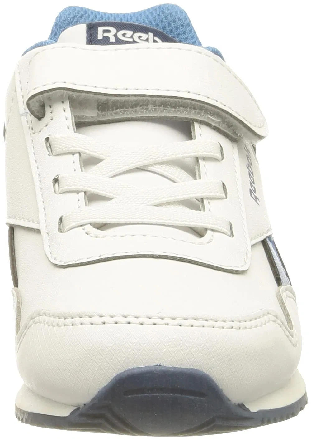 Детские кроссовки для мальчиков с принтом Royal Cl Jog 3.0 1v Reebok, Ftwr White Batik Blue Essential Blue — фото 2